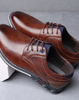 Primadon Herren Schuhe Braun / 39 Boris klassische Schnürschuhe für Herren orthopädisch