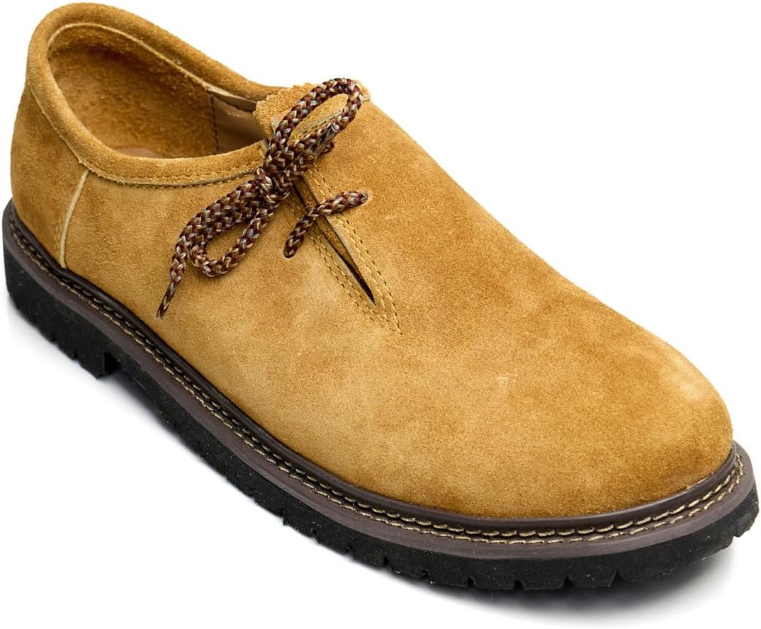 Primadon Herren Schuhe Gelb / 39 Anton | Traditionelle Haferlschuhe für Herren Leder
