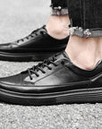 Primadon Herren Schuhe Joris elegante Leder-Sneakers für Herren atmungsaktiv