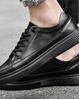 Primadon Herren Schuhe Joris elegante Leder-Sneakers für Herren atmungsaktiv