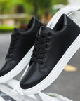Primadon Herren Schuhe Schwarz / 37.5 Emilien | Elegante Sneaker für Herren aus Kunstleder