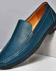 Primadon Herren Slipper Tarek klassische Lederloafer für Herren bequem