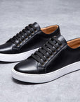 Primadon Herren Sneaker Schwarz / 38.5 Mathis eleganter Sneaker für Herren atmungsaktiv