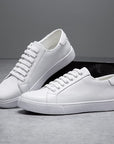Primadon Herren Sneaker Weiß / 38.5 Mathis eleganter Sneaker für Herren atmungsaktiv