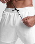 Primadon Herren Sportbekleidung Max | Atmungsaktive Fitness Shorts für Herren leicht