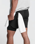 Primadon Herren Sportbekleidung Max | Atmungsaktive Fitness Shorts für Herren leicht