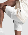 Primadon Herren Sportbekleidung Max | Atmungsaktive Fitness Shorts für Herren leicht