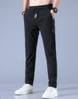 Primadon Herren Sportbekleidung Schwarz / M Leon | atmungsaktive Jogginghose für Herren slim tapered