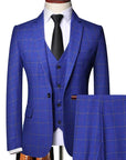 Primadon Herrenanzüge Blau / M Leon | Eleganter Anzug für Herren Hochzeit klassisch