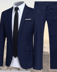 Primadon Herrenanzüge Dunkelblau / XS Tyler | Moderner Anzug für Herren Business Slim Fit