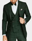 Primadon Herrenanzüge Grün / S Johannes | Elegantes 3-Teiliges Anzugset für Herren Sommer