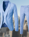 Primadon Herrenanzüge Hellblau / S Timon | Eleganter Business Anzug für Herren