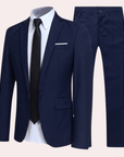 Primadon Herrenanzüge Marineblau / S Lucas | Eleganter Slim Fit Anzug für Herren Hochzeit