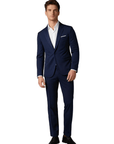 Primadon Herrenanzüge Marineblau / S Marcel | Eleganter Herrenanzug für Hochzeiten Slim Fit