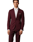 Primadon Herrenanzüge Rot / S Marcel | Eleganter Herrenanzug für Hochzeiten Slim Fit