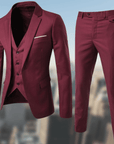 Primadon Herrenanzüge Rot / S Timon | Eleganter Business Anzug für Herren