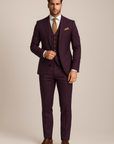 Primadon Herrenanzüge S Adrian | Eleganter Slim Fit Anzug für Herren ganzjährig
