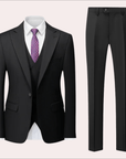 Primadon Herrenanzüge Schwarz / M Martin | Eleganter Anzug für Herren Business Casual