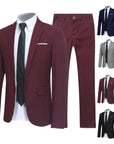 Primadon Herrenanzüge Tino | atmungsaktiver Hochzeitsanzug für Herren slim fit