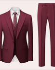 Primadon Herrenanzüge Weinrot / M Martin | Eleganter Anzug für Herren Business Casual