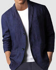Primadon Herrenblazer Marineblau / S Max | Atmungsaktiver Mischblazer für Herren Sommer