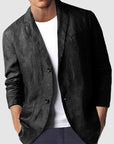 Primadon Herrenblazer Schwarz / S Max | Atmungsaktiver Mischblazer für Herren Sommer