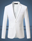 Primadon Herrenblazer Weiß / XS Max | Eleganter Blazer für Herren klassisch