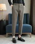 Primadon Herrenhosen 27 / Braun Mika | elegante Slim-Fit-Hose für Herren Herbst