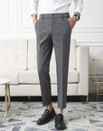 Primadon Herrenhosen Dunkelgrau / 28 Nicolei | elegante Slim-Fit-Hose für Herren Denim