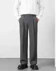 Primadon Herrenhosen Dunkelgrau / S Oussyu | elegante Herrenhose für Herren Regular Fit