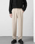Primadon Herrenhosen Khaki / S Oussyu | elegante Herrenhose für Herren Regular Fit