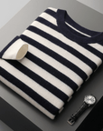 Primadon Herrenpullover Marineblau / XS Marcel | Eleganter Merino Pullover für Herren Winter