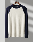 Primadon Herrenpullover Weiß / XS Alexander| Lässiger Wollpullover für Herren Winter
