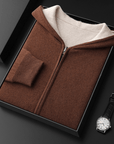 Primadon Hoodies Grau / S Atlas | Eleganter Cashmere-Woll-Hoodie für Herren