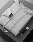 Primadon Hoodies Stefano | Atmungsaktiver Herren Hoodie aus Merinowolle warm