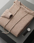 Primadon Hoodies Stefano | Atmungsaktiver Herren Hoodie aus Merinowolle warm