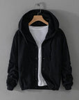 Primadon Hoodies & Sweatshirts Schwarz / XS Massimo | Eleganter Kapuzenpullover für Herren Relaxed Fit