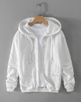 Primadon Hoodies & Sweatshirts Weiß / XS Massimo | Eleganter Kapuzenpullover für Herren Relaxed Fit