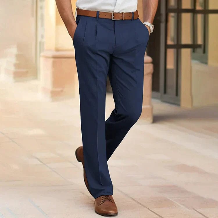 Primadon Hose Dunkelblau / S Levi | Elegante Business-Hose für Herren klassisch