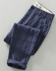 Primadon Hosen Bastian | Elegante Leinenhose für Herren Sommer leicht