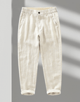 Primadon Hosen Helles Beige / XS Bastian | Elegante Leinenhose für Herren Sommer leicht