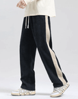 Primadon Hosen Schwarz / S Oliver | Lässige Waffel-Kord-Jogginghose für Herren Sommer