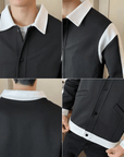 Primadon Jacken Alessandro | Modische Patchworkjacke für Herren leicht
