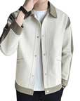 Primadon Jacken Beige / S Alessandro | Modische Patchworkjacke für Herren leicht