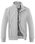 Primadon Jacken Grau / M Mario | Leichte Winddichte Sommerjacke für Herren Sommer
