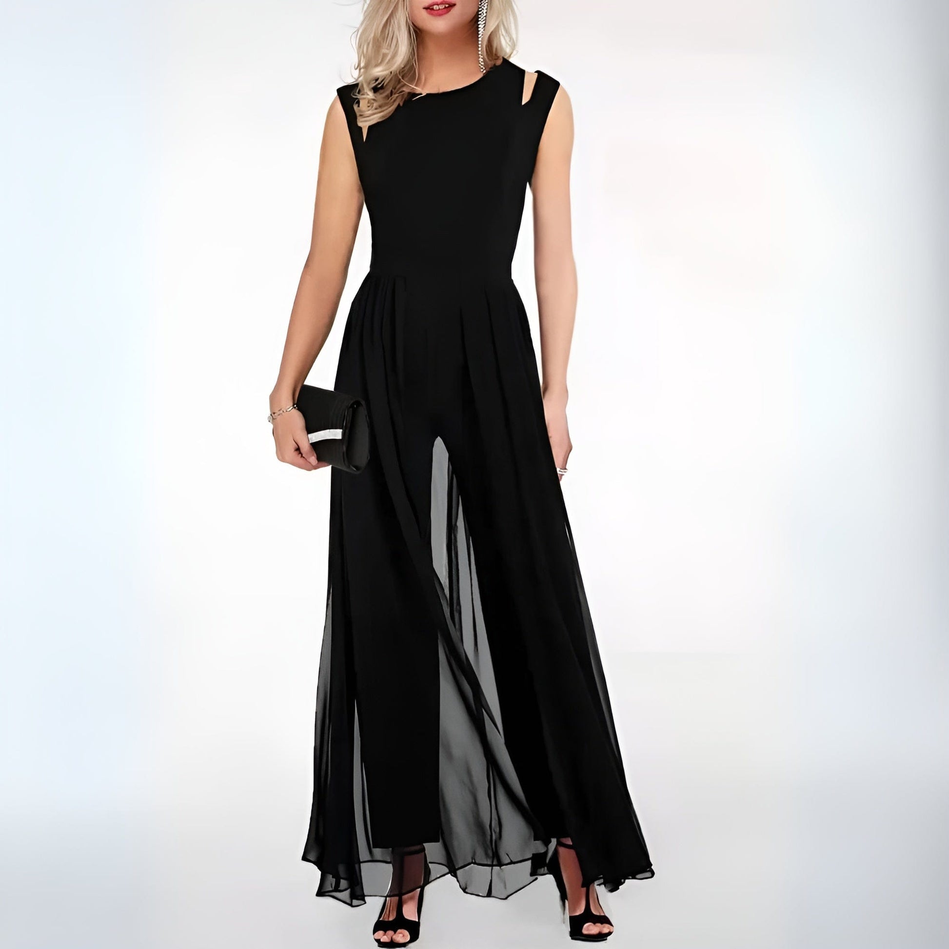 Primadon Overallanzüge Schwarz / XS Élise | luftiger Jumpsuit für Damen sommer