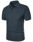 Primadon Poloshirts Dunkelgrau / S Santiago atmungsaktives Polo-Shirt für Herren Sommer