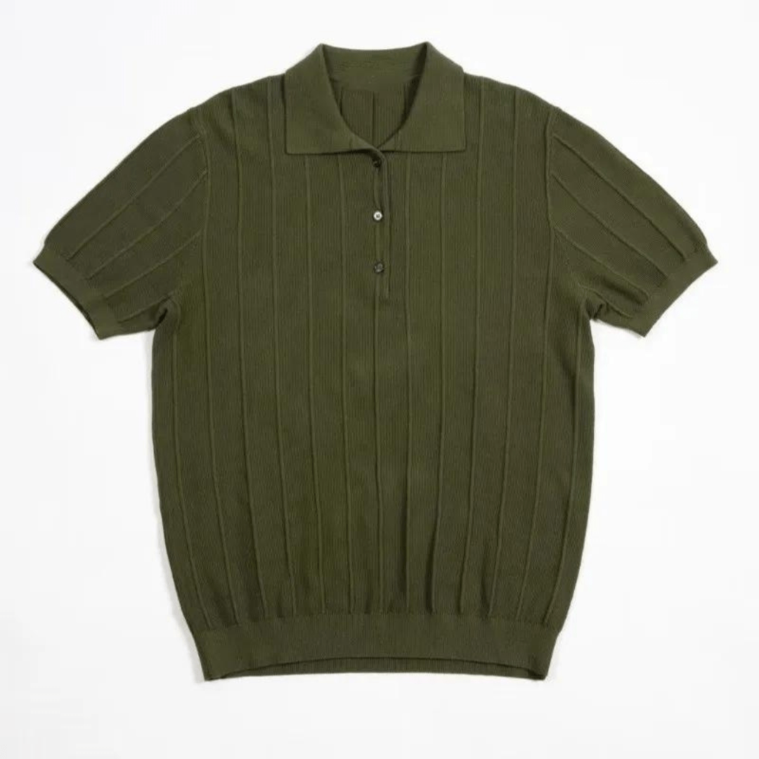 Primadon Poloshirts Grün / S Lars atmungsaktives Poloshirt für Herren Sommer