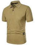Primadon Poloshirts Khaki / M Santiago atmungsaktives Polo-Shirt für Herren Sommer