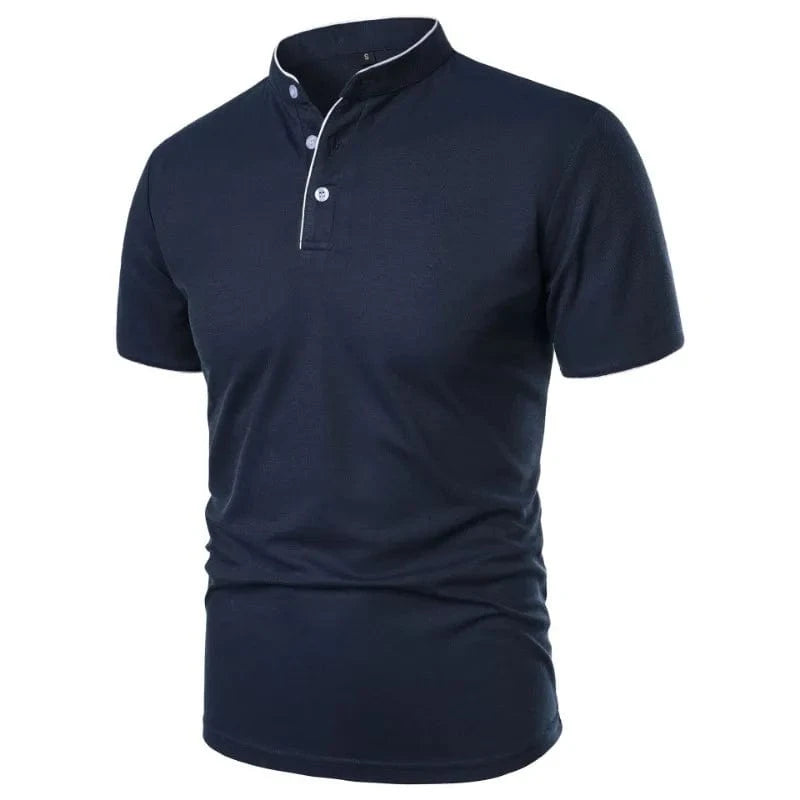 Primadon Poloshirts Marine / S Sano lockeres Polohemd für Herren atmungsaktiv Sommer